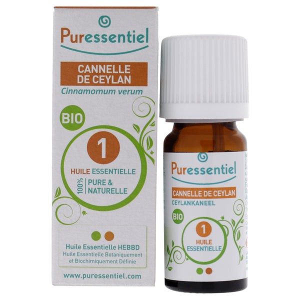 Puressentiel Organic Essential Oil - Cinnamon Ceylan by Puressentiel for Unisex - 0.17 oz Oil