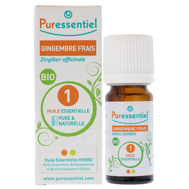 Puressentiel Organic Essential Oil - Ginger by Puressentiel for Unisex - 0.17 oz Oil