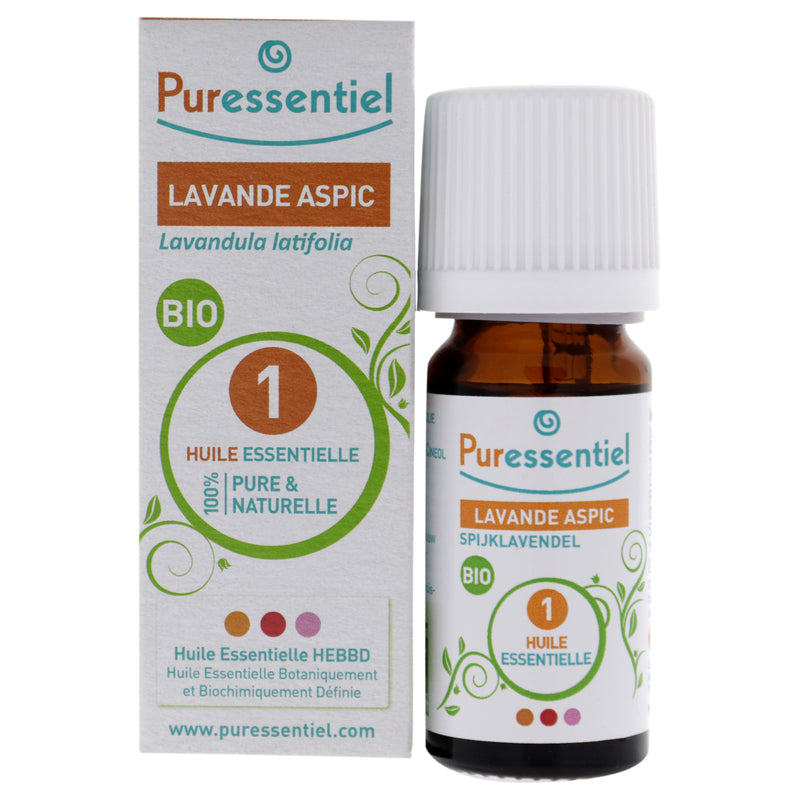 Puressentiel Organic Essential Oil - Spike Lavender by Puressentiel for Unisex - 0.3 oz Oil