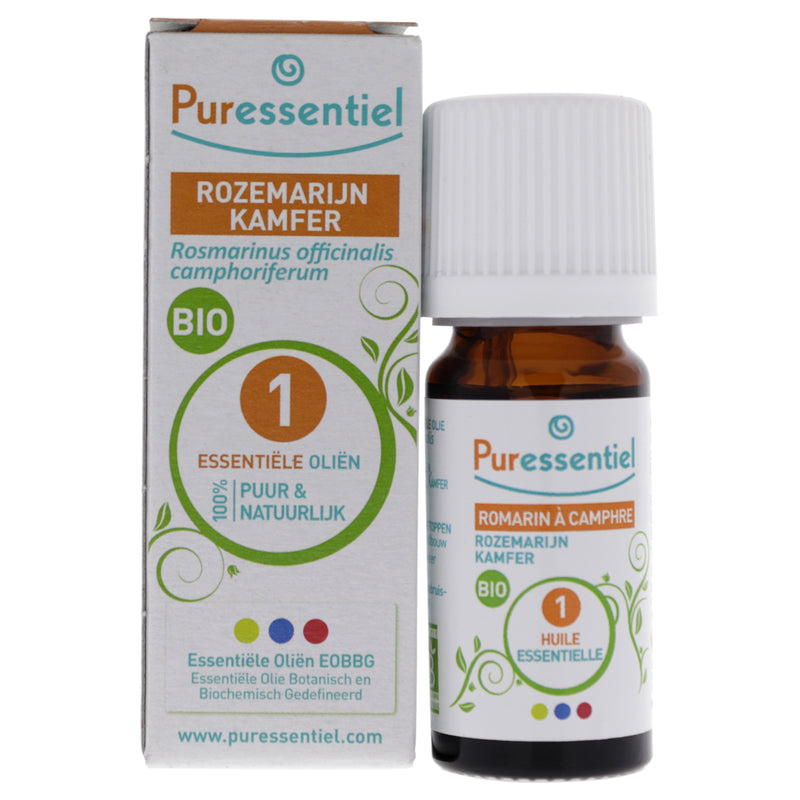 Puressentiel Organic Essential Oil - Rosemary Camphor by Puressentiel for Unisex - 0.3 oz Oil