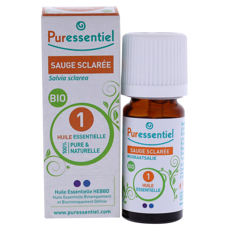 Puressentiel Organic Essential Oil - Sage Clary by Puressentiel for Unisex - 0.17 oz Oil