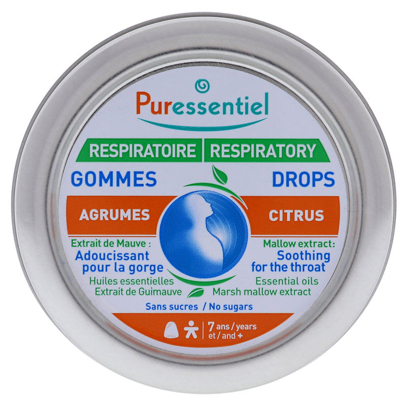 Puressentiel Respiratory Throat Drops - Agrume by Puressentiel for Unisex - 1.6 oz Drops