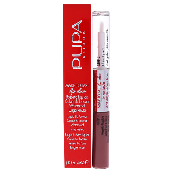 Pupa Milano Made To Last Lip Duo - 010 Vintage Pink by Pupa Milano for Women - 0.13 oz Lipstick