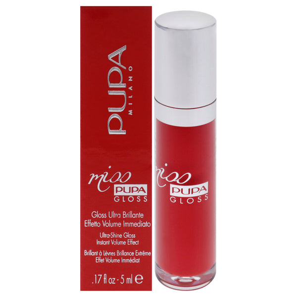 Pupa Milano Miss Pupa Gloss Ultra-Shine Lip Gloss - 204 Timeless Coral by Pupa Milano for Women - 0.17 oz Lip Gloss