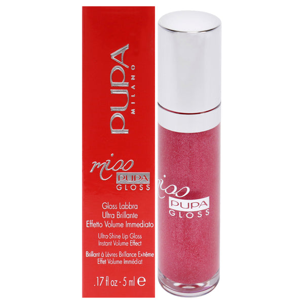 Pupa Milano Miss Pupa Gloss Ultra-Shine Lip Gloss - 304 French Kiss by Pupa Milano for Women - 0.17 oz Lip Gloss