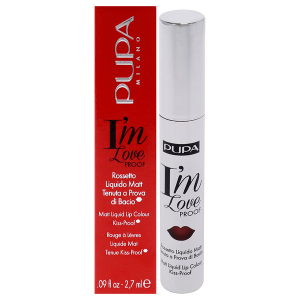 Pupa Milano I Am Love Proof Matt Liquid Lip Color - 010 Fire Red by Pupa Milano for Women - 0.09 oz Lipstick