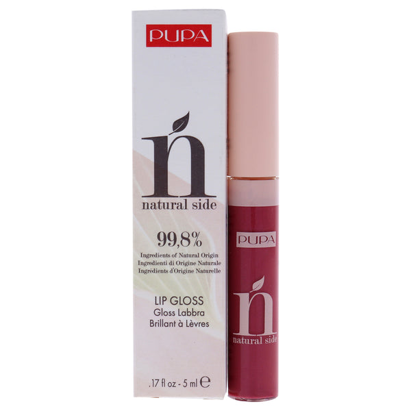 Pupa Milano Natural Side Lip Gloss - 006 Crystal Fuchsia by Pupa Milano for Women - 0.17 oz Lip Gloss