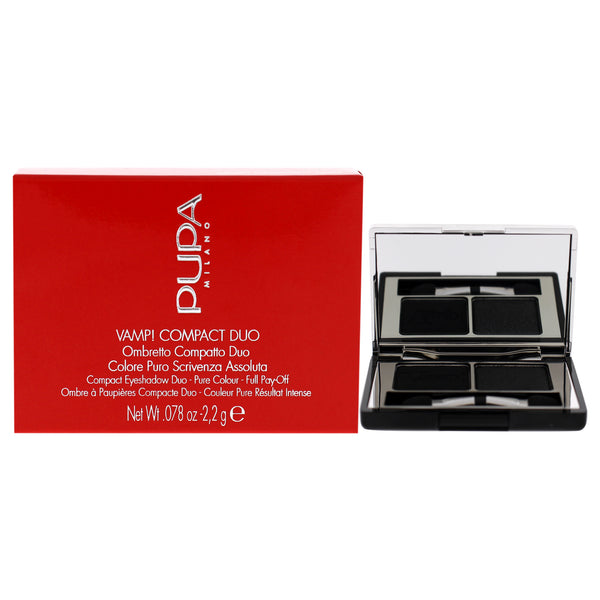 Pupa Milano Vamp! Compact Duo Eyeshadow - 007 Dark Night by Pupa Milano for Women - 0.078 oz Eye Shadow