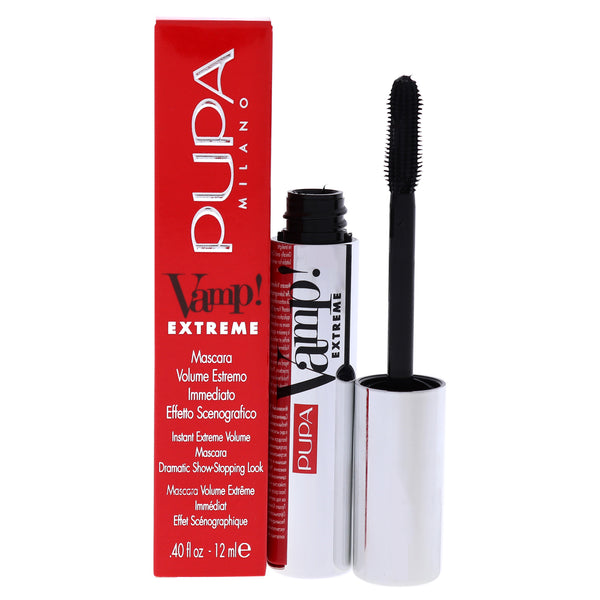 Pupa Milano Vamp! Extreme Mascara - 010 Extra Black by Pupa Milano for Women - 0.4 oz Mascara