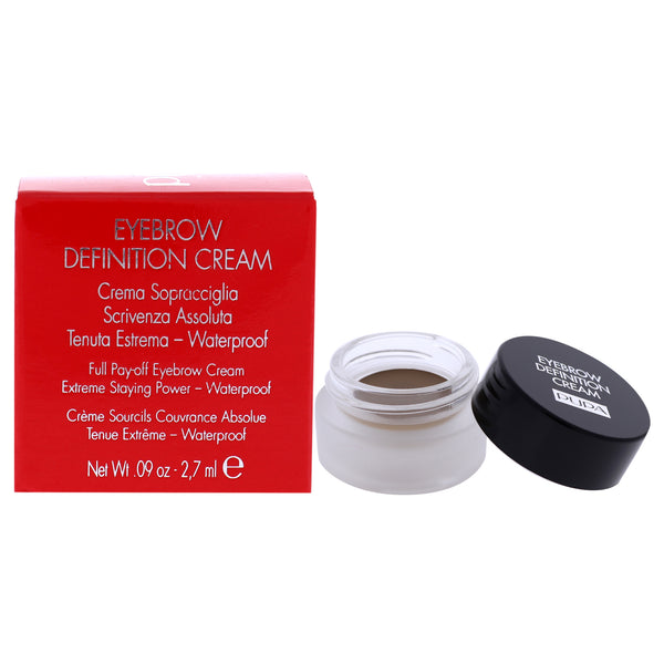 Pupa Milano Eyebrow Definition Cream - 001 Ash by Pupa Milano for Women - 0.09 oz Eyebrow Cream