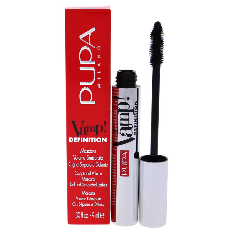 Pupa Milano Vamp! Definition Mascara - 001 Extra Black by Pupa Milano for Women - 0.3 oz Mascara