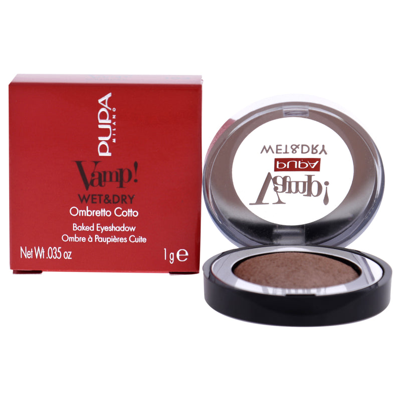 Pupa Milano Vamp! Wet and Dry Baked Eyeshadow - 103 Rose Gold by Pupa Milano for Women - 0.035 oz Eye Shadow