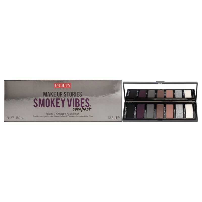 Pupa Milano Make Up Stories Compact Palette - 002 Smokey Vibes by Pupa Milano for Women - 0.469 oz Eye Shadow