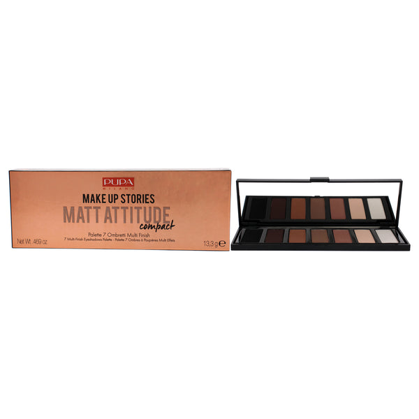 Pupa Milano Make Up Stories Compact Palette - 003 Matt Attitude by Pupa Milano for Women - 0.469 oz Eye Shadow