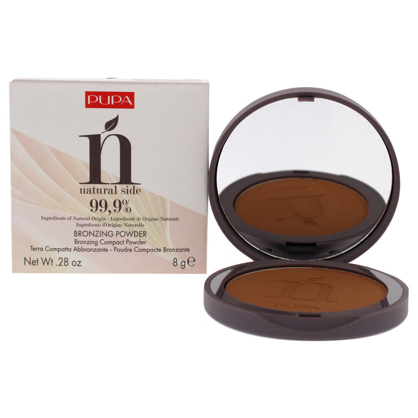 Pupa Milano Natural Side Bronzing Powder - 003 lntense Bronze by Pupa Milano for Women - 0.28 oz Powder