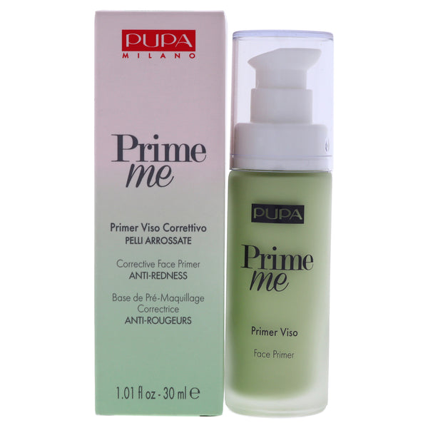 Pupa Milano Prime Me Corrective Anti Redness Face Primer - 003 Green by Pupa Milano for Women - 1.01 oz Primer