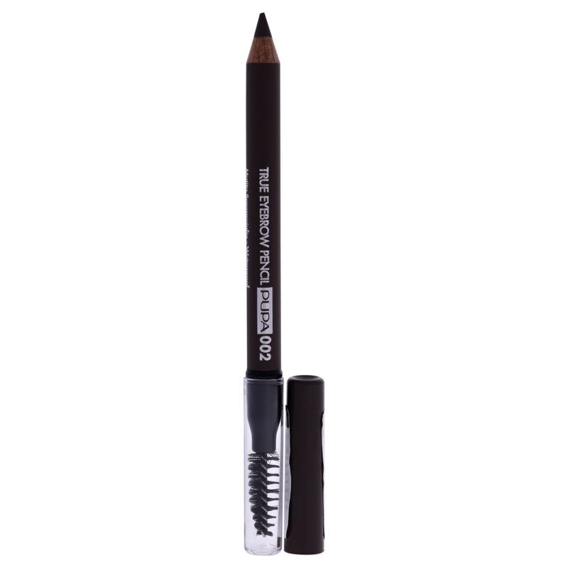 Pupa Milano True Eyebrow Pencil Waterproof - 002 Brown by Pupa Milano for Unisex 0.023 oz Eyebrow Pencil