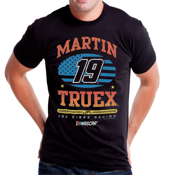 DelSol NASCAR Mens Classic Crew Tee - Martin Truex Jr - 7 Black by DelSol for Men - 1 Pc T-Shirt (XL)