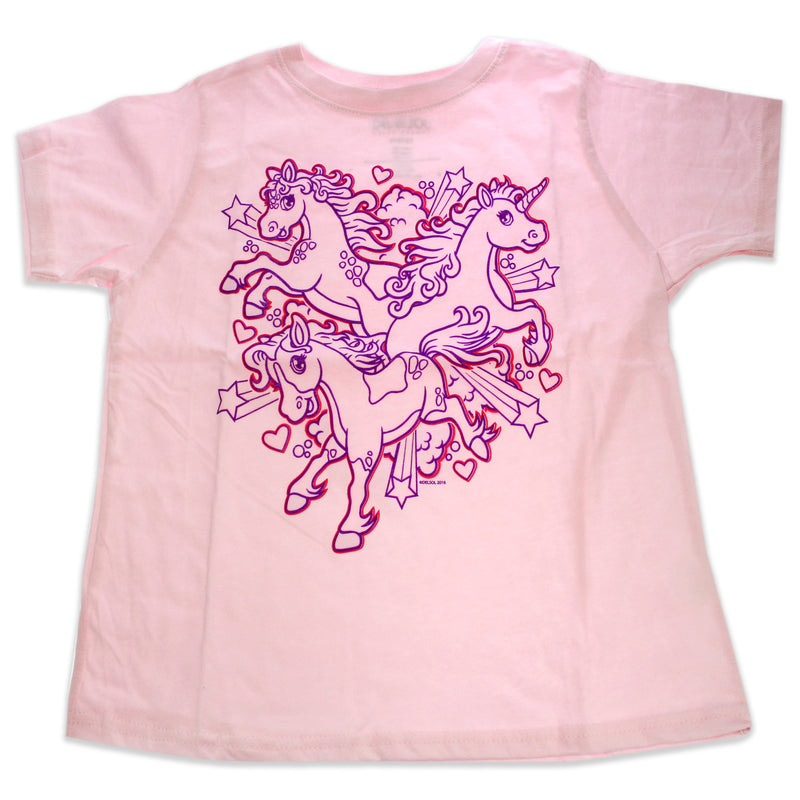 DelSol Girls Crew Tee - Iluv Horses - Balerina by DelSol for Kids - 1 Pc T-Shirt (5T-6T)