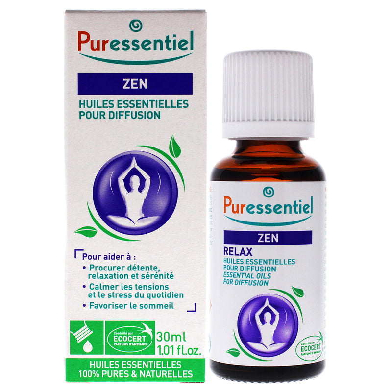 Puressentiel Diffusion Essential Oil - ZEN Relax Blend by Puressentiel for Unisex - 1.01 oz Oil