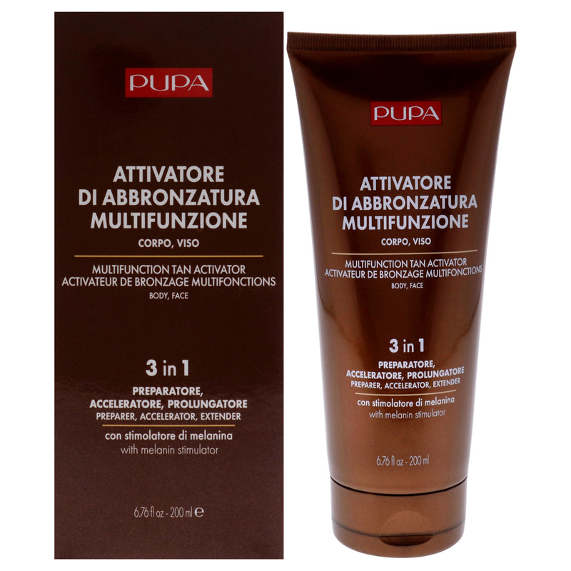 Pupa Milano Multifunction Tan Activator Body Face 3-In-1 by Pupa Milano for Women - 6.76 oz Bronzer