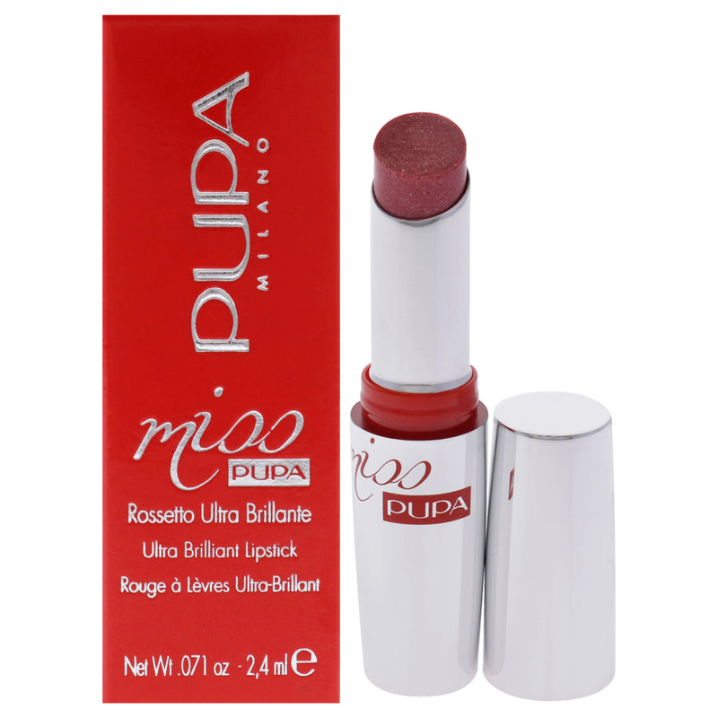 Pupa Milano Miss Pupa Ultra Brilliant Lipstick - 200 Pink Sorbet by Pupa Milano for Women - 0.071 oz Lipstick