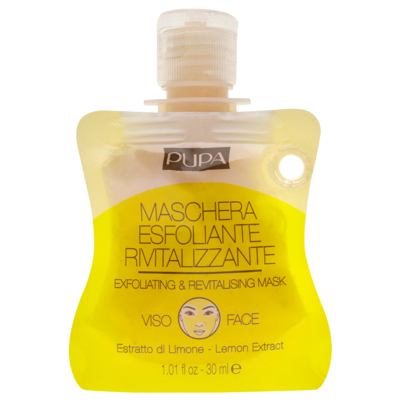 Pupa Milano Exfoliating and Revitalizing Face Mask - Lemon Extract by Pupa Milano for Unisex - 1.01 oz Mask