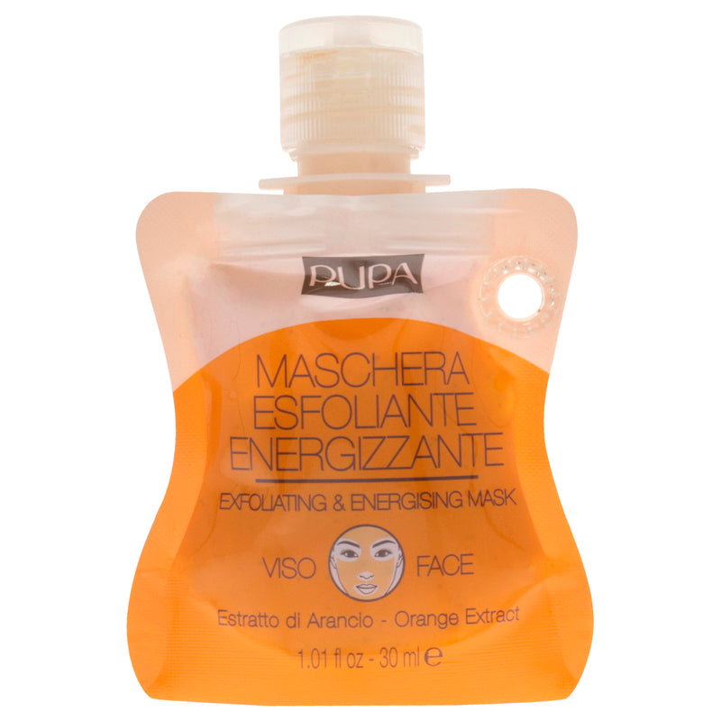 Pupa Milano Exfoliating and Energizing Face Mask - Orange Extract by Pupa Milano for Unisex - 1.01 oz Mask