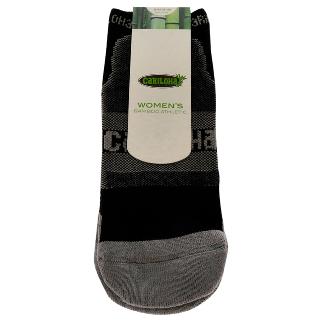Bamboo Athletic Socks - Carbon-Black by Cariloha for Women - 1 Pair Socks (S/M)