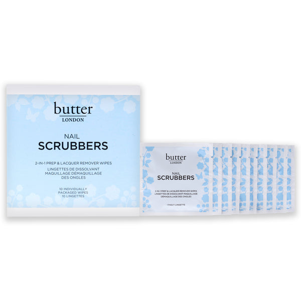 Butter London Nail Scrubbers by Butter London for Women - 10 Pc Wipes