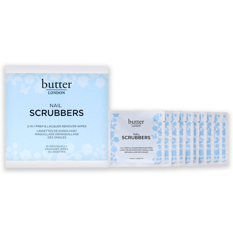 Butter London Nail Scrubbers by Butter London for Women - 10 Pc Wipes