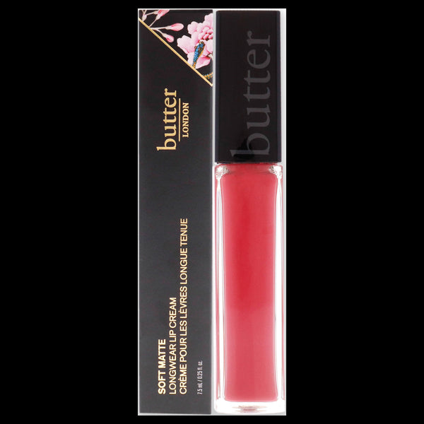 Butter London Soft Matte Long Wear Lip Cream - Fairy Cake by Butter London for Women - 0.25 oz Lipstick