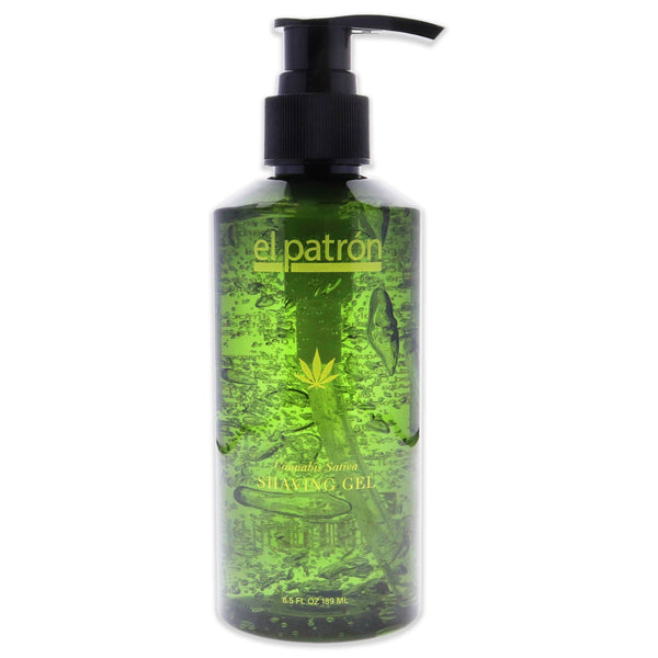 El Patron Cannabis Sativa Shaving Gel by El Patron for Men - 6.5 oz Shaving Gel