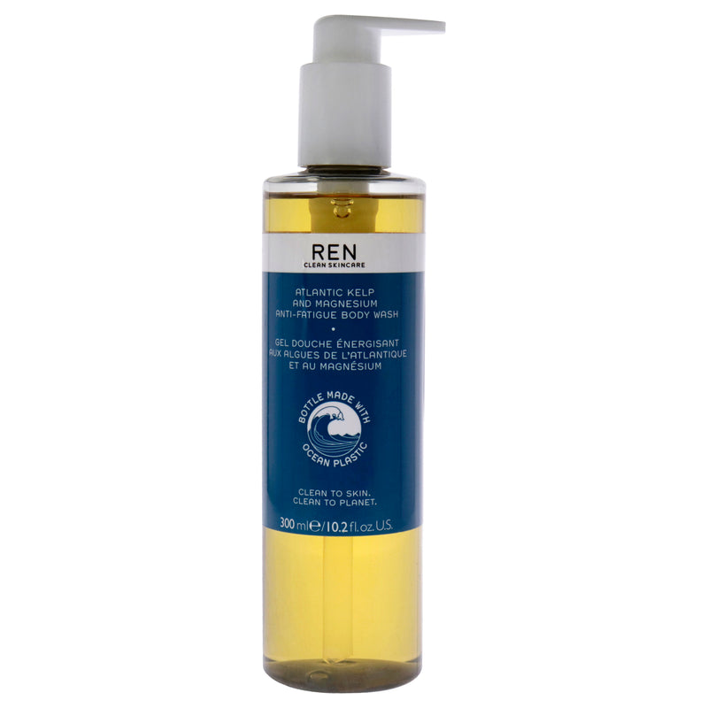 Ren Atlantic Kelp And Magnesium Anti-Fatigue Body Wash by REN for Unisex - 10.2 oz Body Wash