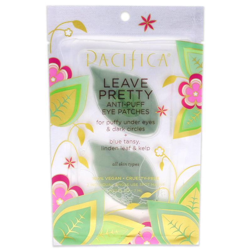 Pacifica Leave Pretty Anti-Puff Eye Patches by Pacifica for Unisex - 1 Pair Mask