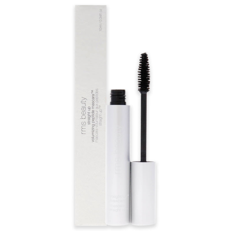 RMS Beauty Straight Up Volumizing Peptide Mascara - HD Black by RMS Beauty for Women - 0.34 oz Mascara