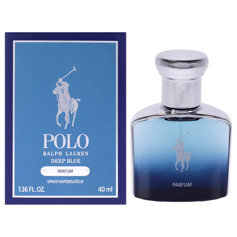 Ralph Lauren Polo Deep Blue by Ralph Lauren for Men - 1.36 oz Parfum Spray