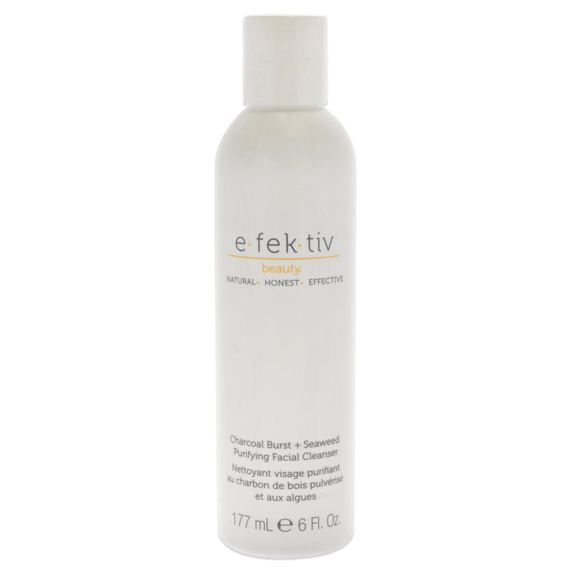 e.fek.tiv Charcoal Burst Plus Seaweed Purifying Facial Cleanser by e.fek.tiv for Unisex - 6 oz Cleanser