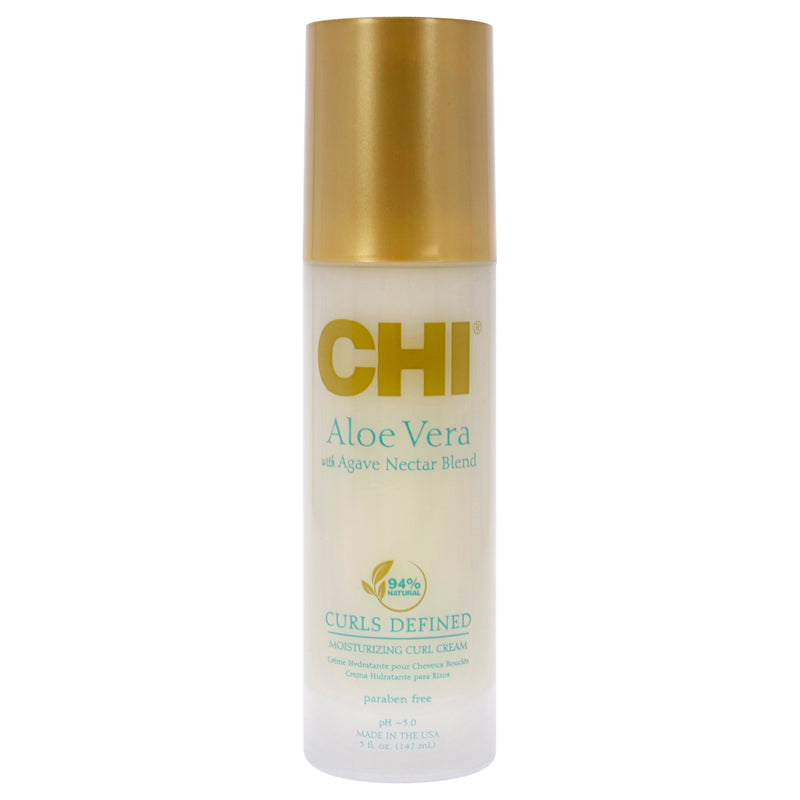 CHI Aloe Vera Moisturizing Curl Cream by CHI for Unisex - 5 oz Cream