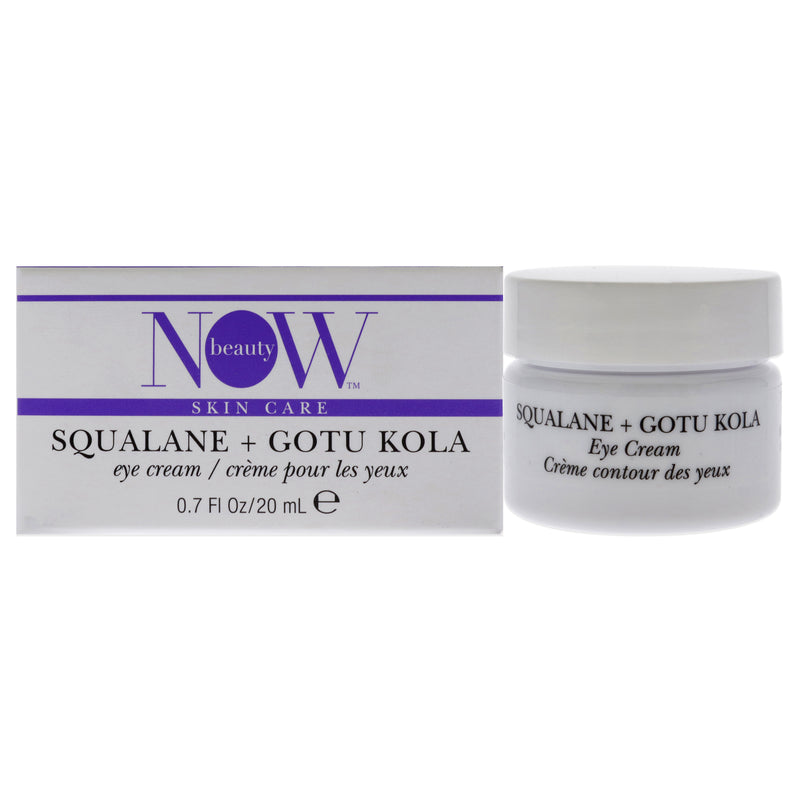 NOW Beauty Squalane Plus Gotu Kola Eye Cream by NOW Beauty for Unisex - 0.7 oz Cream