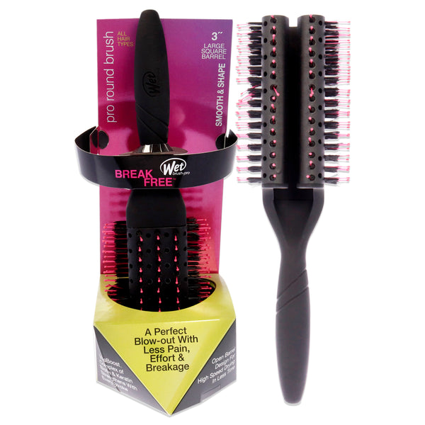 Wet Brush Pro Fast Dry Round Brush - Square by Wet Brush for Unisex - 3 Inch Hair Brush