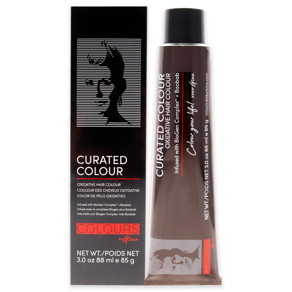 Colours By Gina Curated Colour - 5.35-5GM Light Golden Mahogany by Colours By Gina for Unisex - 3 oz Hair Color