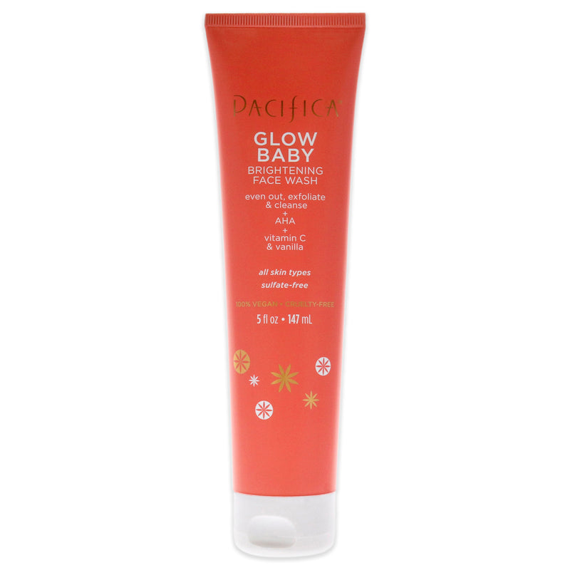 Pacifica Glow Baby Brightening Face Wash by Pacifica for Women - 5 oz Face Wash