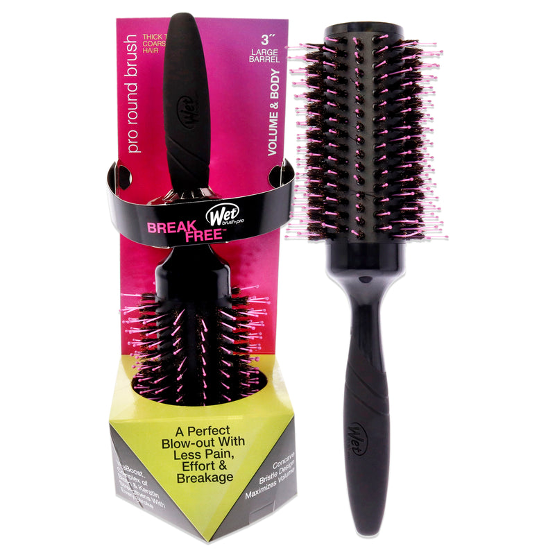 Wet Brush Pro Volumizing Round Brush - Thick-Coarse Hair by Wet Brush for Unisex - 3 Inch Hair Brush