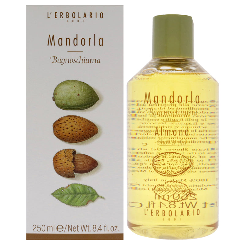 LErbolario Shower Gel - Almond by LErbolario for Unisex - 8.4 oz Shower Gel