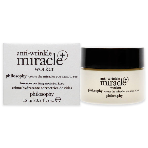 Philosophy Anti-Wrinkle Miracle Worker Plus line-Correcting Moisturizer by Philosophy for Women - 0.5 oz Moisturizer