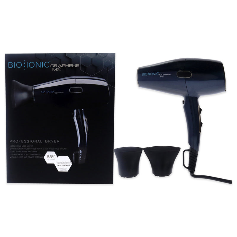 Bio Ionic Graphene MX Hair Dryer - Blue by Bio Ionic for Women - 1 Pc Hair Dryer