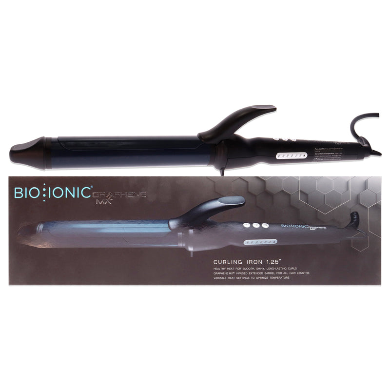 Bio Ionic Graphene MX Curling Iron - Blue by Bio Ionic for Women - 1.25 Inch Curling Iron