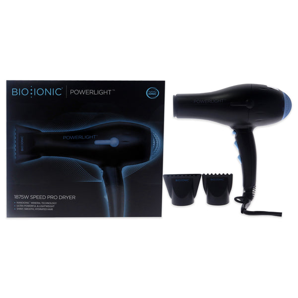 Bio Ionic Powerlight Pro-Dryer - Black by Bio Ionic for Women - 1 Pc Hair Dryer