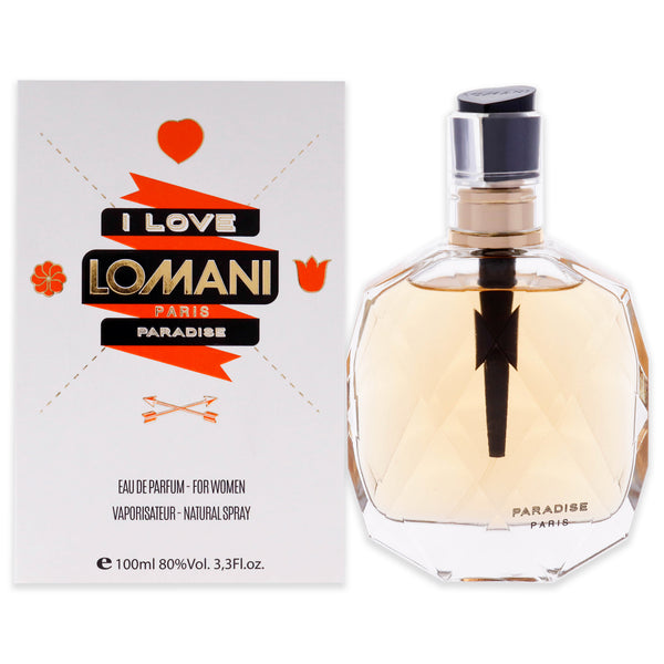 Lomani I Love Lomani Paradise by Lomani for Women - 3.4 EDP Spray